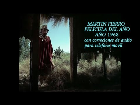 Martín Fierro - Pelicula año   1968 Funciona con móviles
