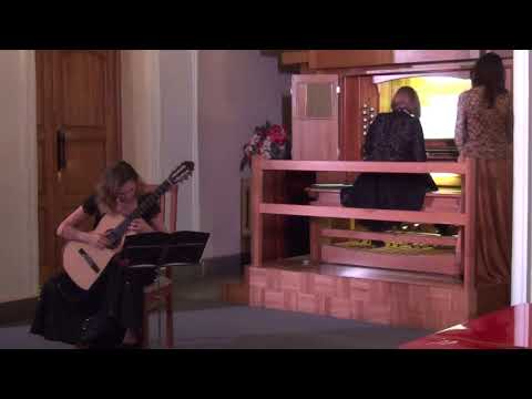 Екатерина Пушкаренко гитара и Олеся Кравченко орган.Е.Поплянова Адажио для А.Вивальди.