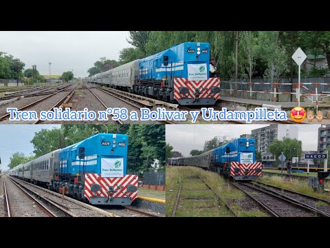 Tren solidario n°58 con destino a Bolivar y Urdampilleta 🤩🙌🏼 (20/11/25)