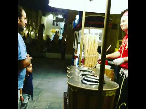 Turkish icream made by turkey staff unique talent