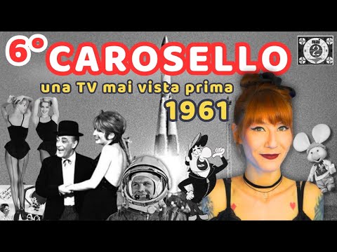 LA STORIA DEL CAROSELLO - 1961 una TV mai vista prima