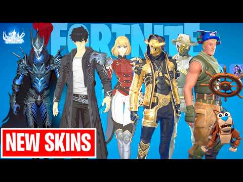 ***! ALL NEW LEAKED Skins & Cosmetics Fortnite Update v.39.50: Solo Leveling, next CREW, and more