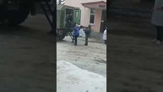 #russia #ukraine ❗️Kursk.  Russian military unloads the wounded