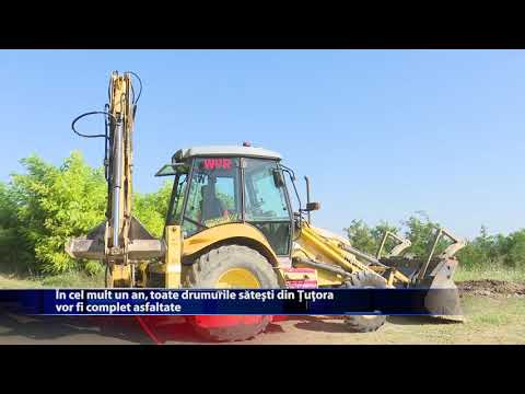În cel mult un an, toate drumurile sătești din Țuțora vor fi complet asfaltate