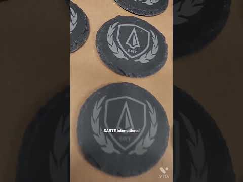 Black Slate Coaster