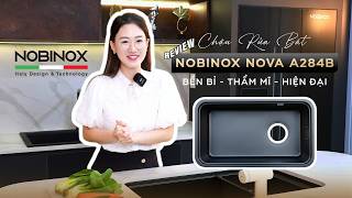 CHẬU RỬA BÁT 1 HỐ NOBINOX NOVA A284B video 1