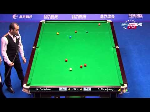 Snooker.China Open 2015. NEIL ROBERTSON vs DECHAWAT POOMJAENG  (frame 9)