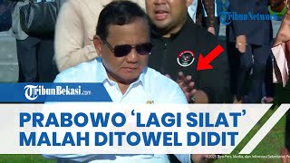 Detik-detik Didit Colek Prabowo saat Presiden Lagi Asyik Bergaya 'Silat', Ajak Foto Bareng Macron