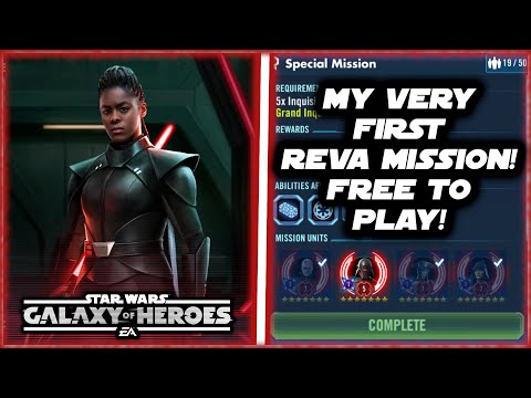 How To Do the Reva Mission Step by Step - Free to Play!  Star Wars Galaxy of Heroes