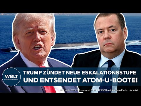 UKRAINE-KRIEG: "Ich lasse Atom-U-Boote verlegen!" Trump platzt nach Online-Schlagabtausch der Kragen
