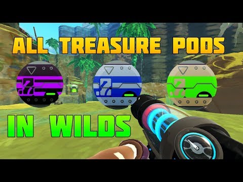 How to find All Treasure Pods in Wilds  - Slime Rancher