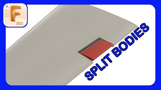 Splitting and Modifying Complex Shapes | RC Jet Aileron | #rcplane #fusion360