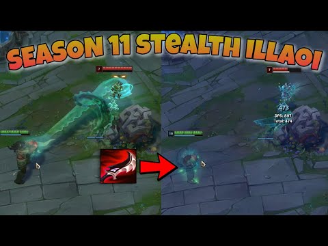 STEALTH ILLAOI s11 GUIDE -  INVISIBLITY + LETHALITY WITH NEW DUSKBLADE ??? (LEAGUE OF LEGENDS)