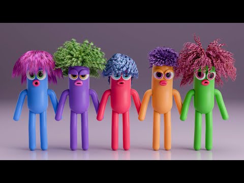 Sausage Colors Dance Party 🎉 - Fun Kids Songs with Mini Sausage