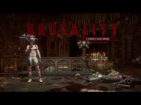 Cassie Cage vs Noob Saibot | Brutality | Flawless Victory