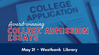 Award-Winning College Admission Essays with Dale Price