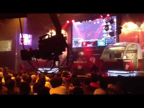 End of semifinal, crowd goes crazy, Jangbi vs ZerO