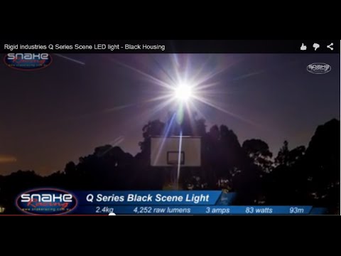 Rigid industries Q Series Scene LED light - Black Housing