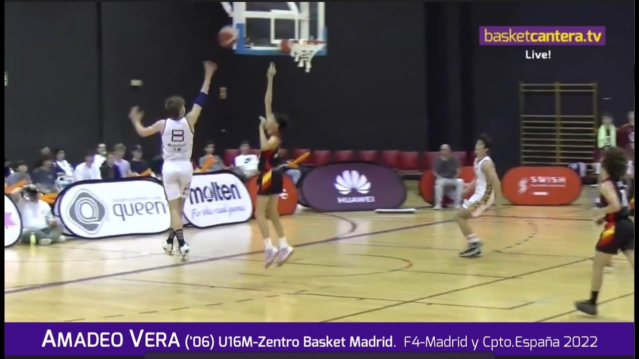 AMADEO VERA ('06) U16M-Zentro Basket. F4.Madrid y Cpto. España Cadete #BasketCantera.TV