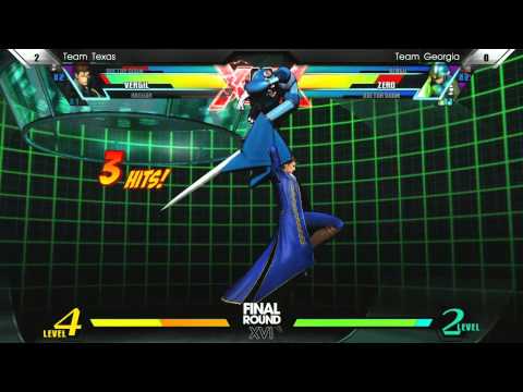 UMVC3 Team Texas vs Team Georgia - Curleh Mustache Battle Royale - Final Round XVI
