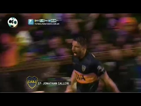 Gol Jonathan Calleri - Boca Juniors 1 Vs Racing Club 0 - Primera División 2014