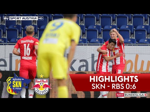 Highlights: tipico Bundesliga, 4. Runde: SKN St. Pölten - FC Red Bull Salzburg 0:6