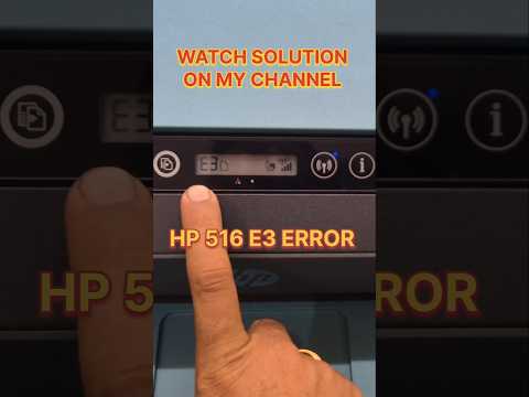 hp 516 e3 error | hp 515 e3 error | hp e3 error solution #hp #printer #shortsfeed #yt