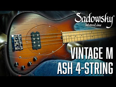 The SADOWSKY MetroLine Vintage M Bass | 4-String w. Ash Body | Made In Germany