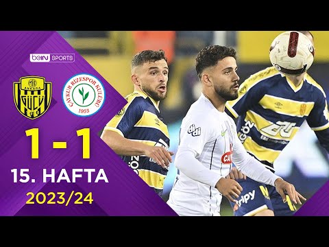 MKE Ankaragücü (1-1) Çaykur Rizespor | 15. Hafta - Trendyol Süper Lig 2023/2024