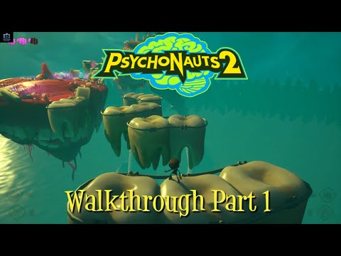 PSYCHONAUTS 2 - Full Game Walkthrough :: Let's Play Part 1 - No Commentary