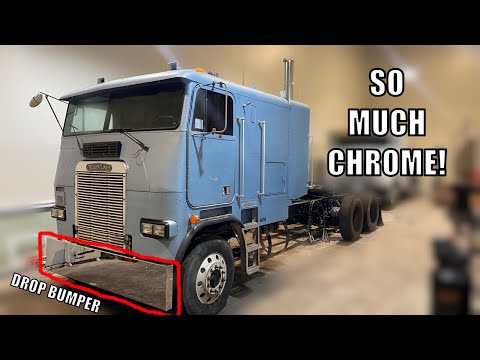 Massive Drop Bumper for Cabover Freightliner, plus More CHROME!