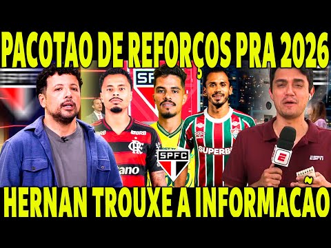 Reinforcements for 2026! André Hernán brought the news! Allan arriving at São Paulo!