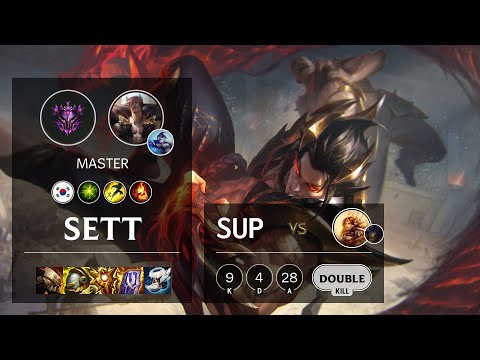 Sett Support vs Leona - KR Master Patch 11.15