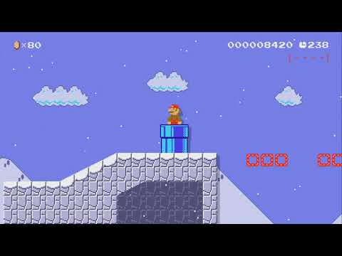 Snowbound Land by Feli - Super Mario Maker 2 - No Commentary 1bu