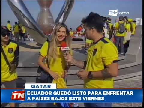 Ecuador quedó listo para enfrentar a Países Bajos este viernes