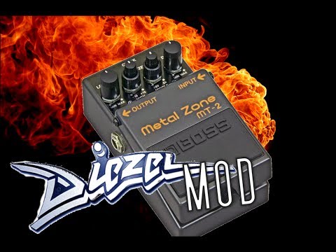Boss Metal Zone MT-2 modded to Diezel VH4 distortion & tone image 22