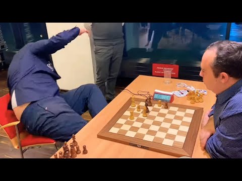 Funny Chess Player Falls Off The Chair #pawelteclaf