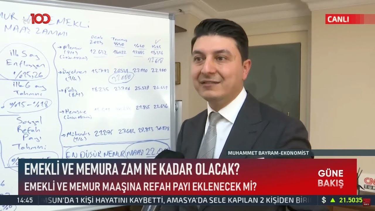 Emekli ve Memura Zam Ne Kadar Olacak? Refah Payı Eklenecek Mi?