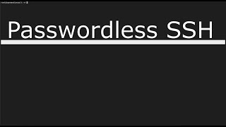 Les Tutos No. 13: Connexion SSH sans mot de passe