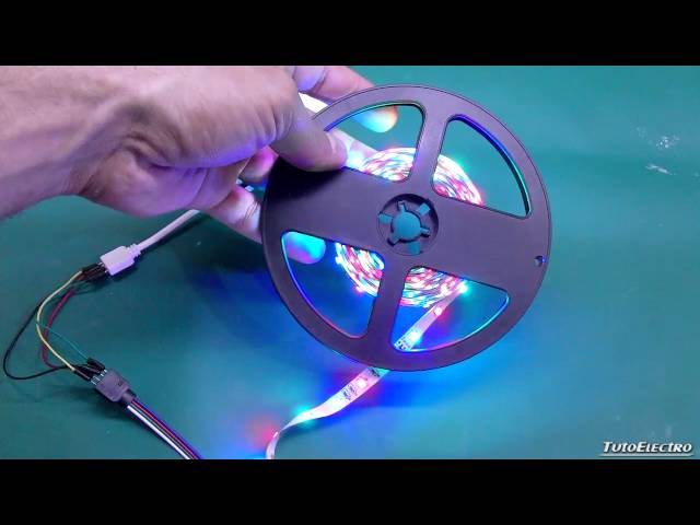 Vídeo relacionado con Mando a distancia inalámbrico RF para tira de luz 5050 3528 RGB, de VIPMOON, 5 V - 24 V CC