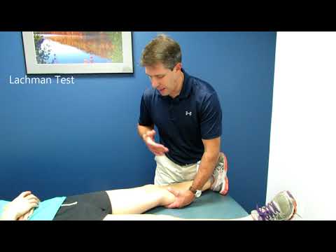 Modified Lachman s Test On a patient with a COMPLETE ACL TEAR