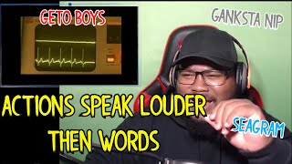 Geto Boys feat: Seagram and Ganksta Nip/ Action speak louder than words | REACTION