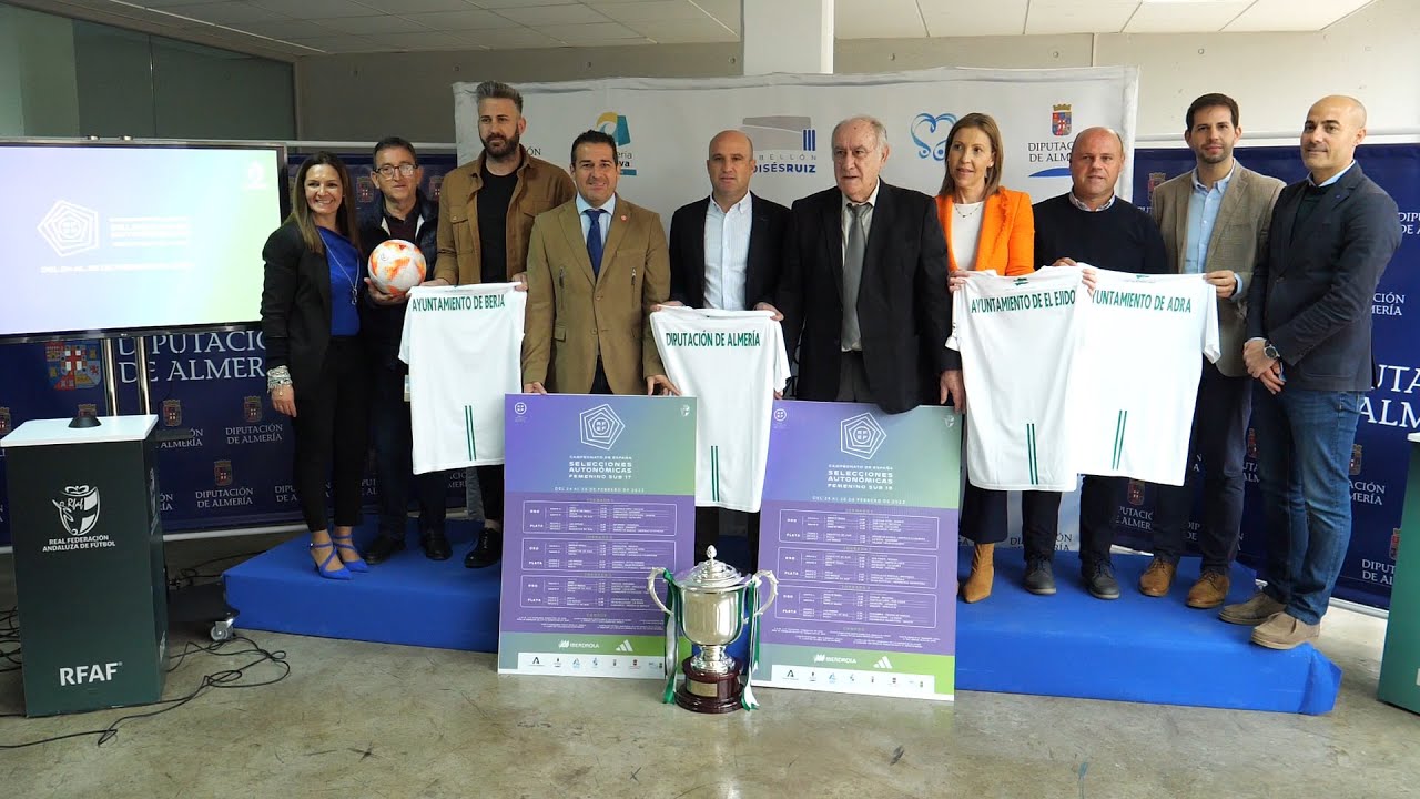 Presentación Campeonatos de España de fútbol de Selecciones Autonómicas femeninas Sub 15 y Sub 17