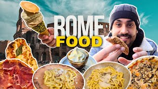 Rome Food Tour in 48 Hours | ft. Roman Pizza & Pasta, Gelato and Tiramisu