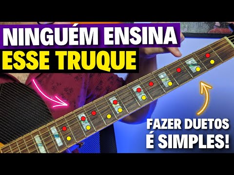 🎸Como fazer SOLOS COM DUETOS - Crie arranjos INCRÍVEIS - Aula de violão
