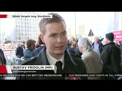 Gustav Fridolin: "En styrka mitt i allt det fruktansvärda" - Nyheterna (TV4)