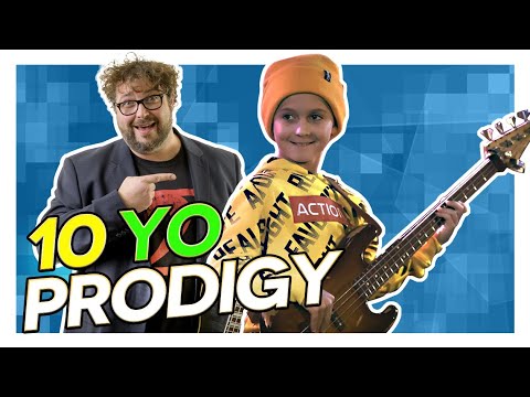 ANOTHER 10 Year-Old Kid who plays Bass BETTER THAN ME?! - Aron Hodek The Bassist