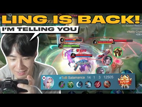 Ling is BROKEN now | Mobile Legends | HOON