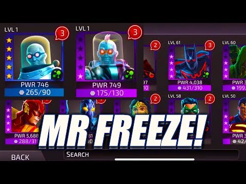MR FREEZE LEGENDARY RANK UP! - DC Legends: Battle for Justice