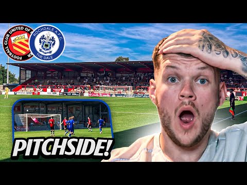 I Was PITCHSIDE At Englands LARGEST Fully Fan-Owned Football Club! | FC UNITED VS ROCHDALE | VLOG